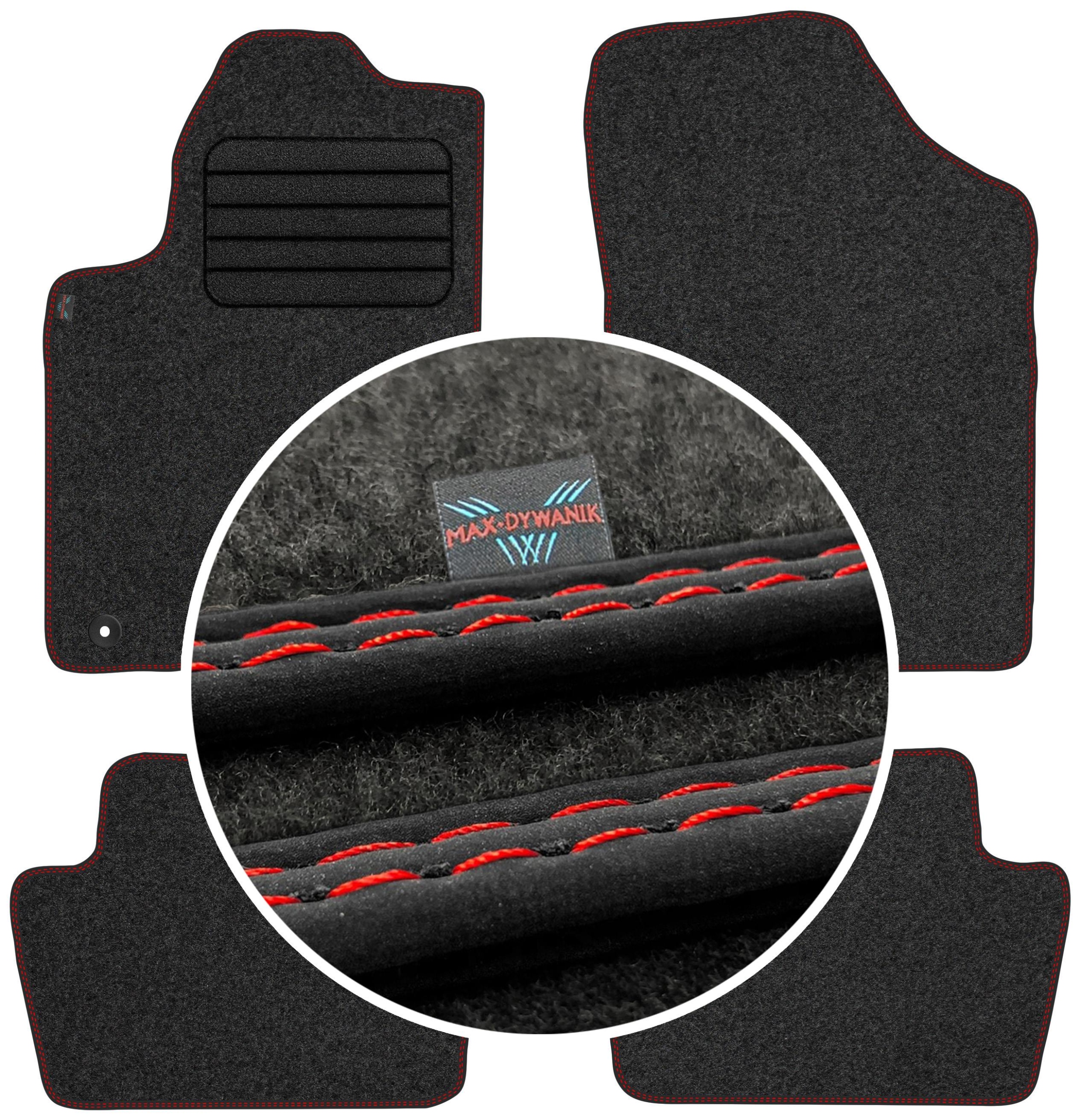 Citroen C4 I 2004-2010 Velurové autokoberce Koberce do auta
