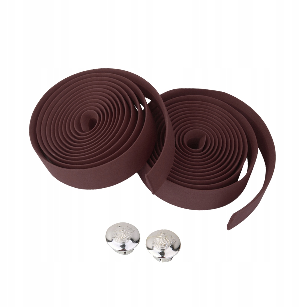 Para Rower MTB Super Cork Kierownica Grip Bar Tape Wrap Brązowy