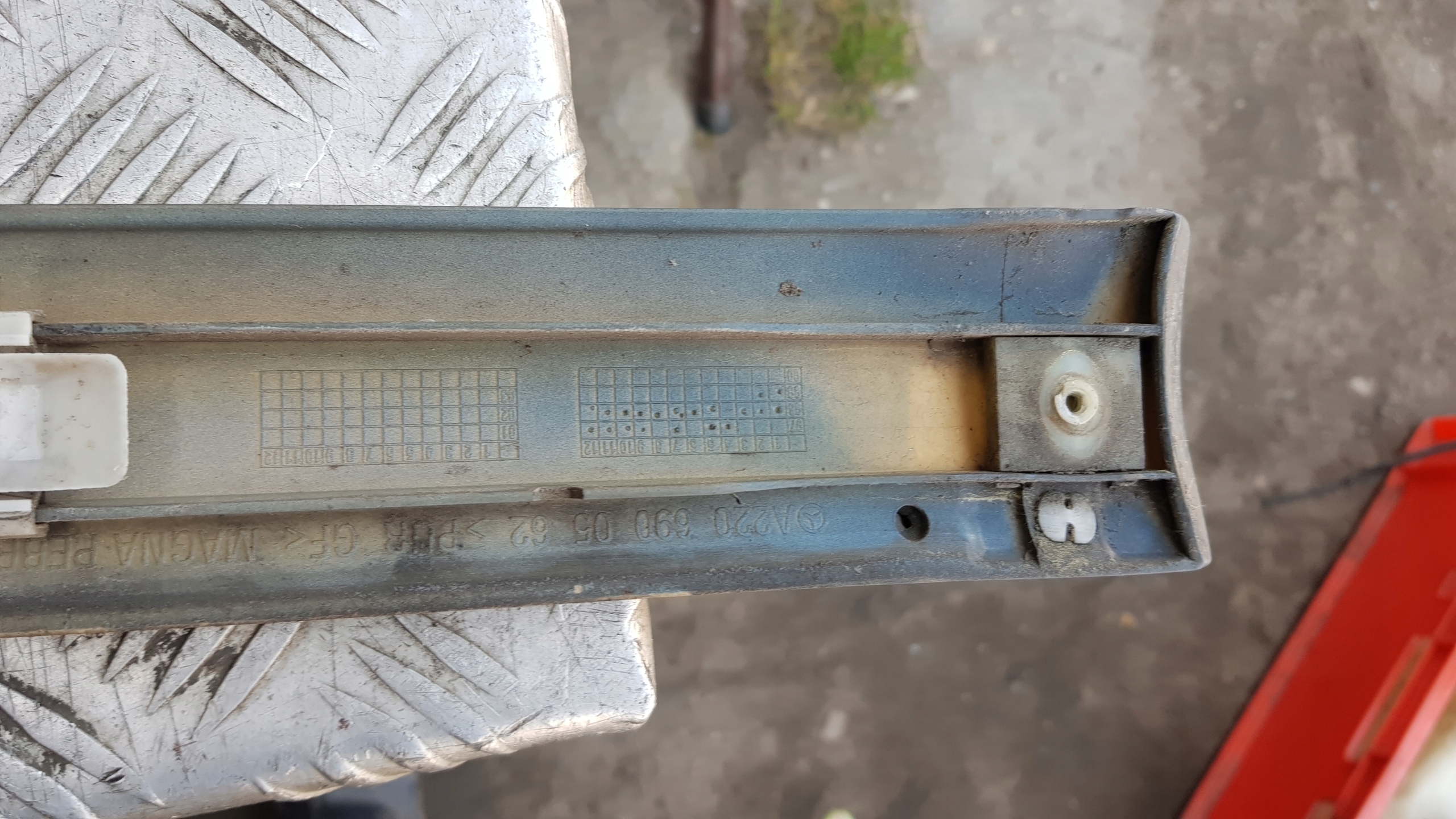 MERCEDES W220 moulding door right or left front