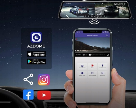 WIDEOREJESTRATOR JAZDY AZDOME PG17 Marka Azdome