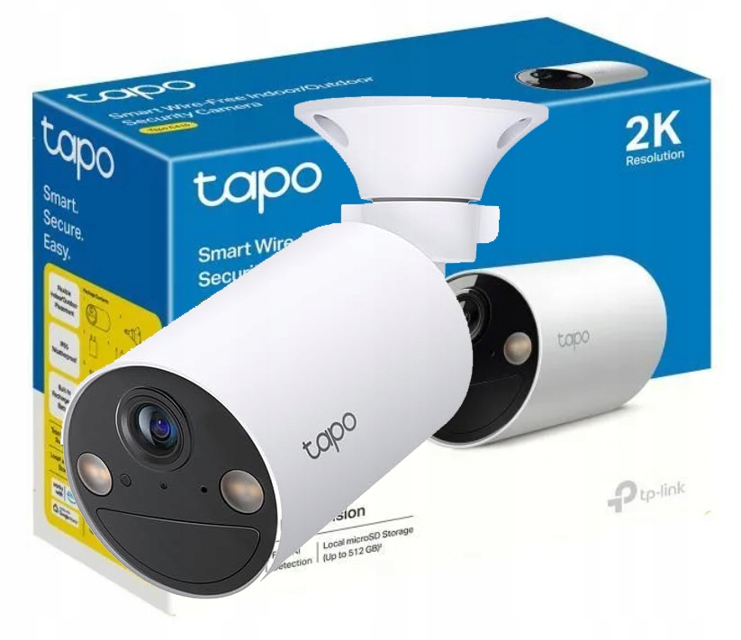 Vonkajšia Bezdrôtová Ip Kamera Tp-link Tapo C410 Smart Wifi 2K 3MP IP65