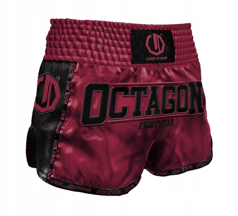 Octagon Kraťasy Kickbox/Muay Thai Legion Future Premium burgundy XL