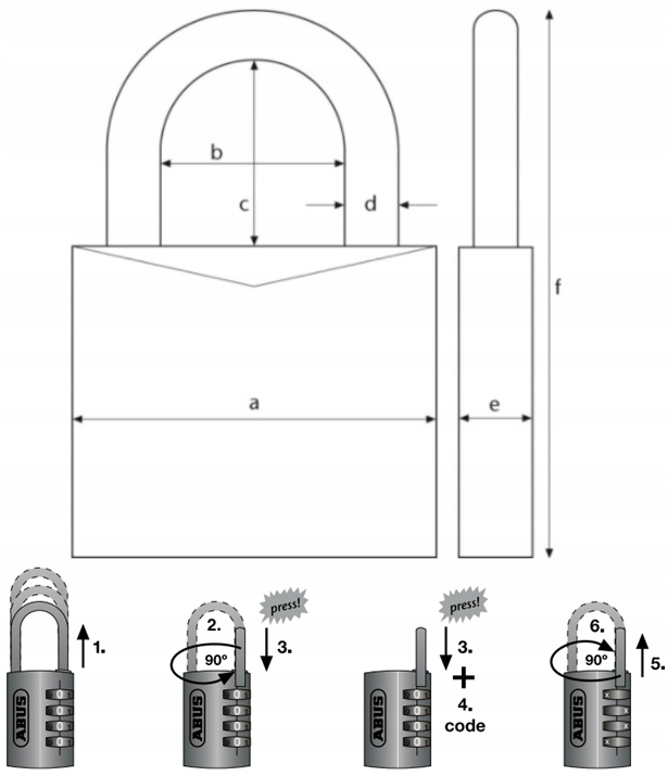 ABUS KŁÓDKA 155/40 SZYFROWA ZMIENNY KOD GYM SZAFKA 4 RZĘDOWA EAN (GTIN) 4003318321153