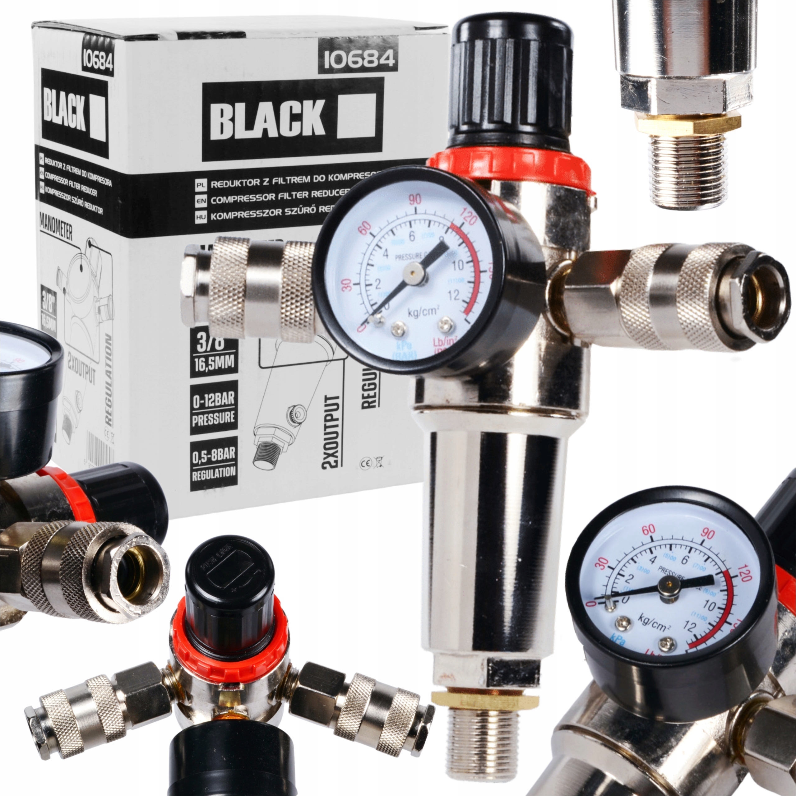 Redukce odkapávač odvlhčovač pro kompresor +filtr