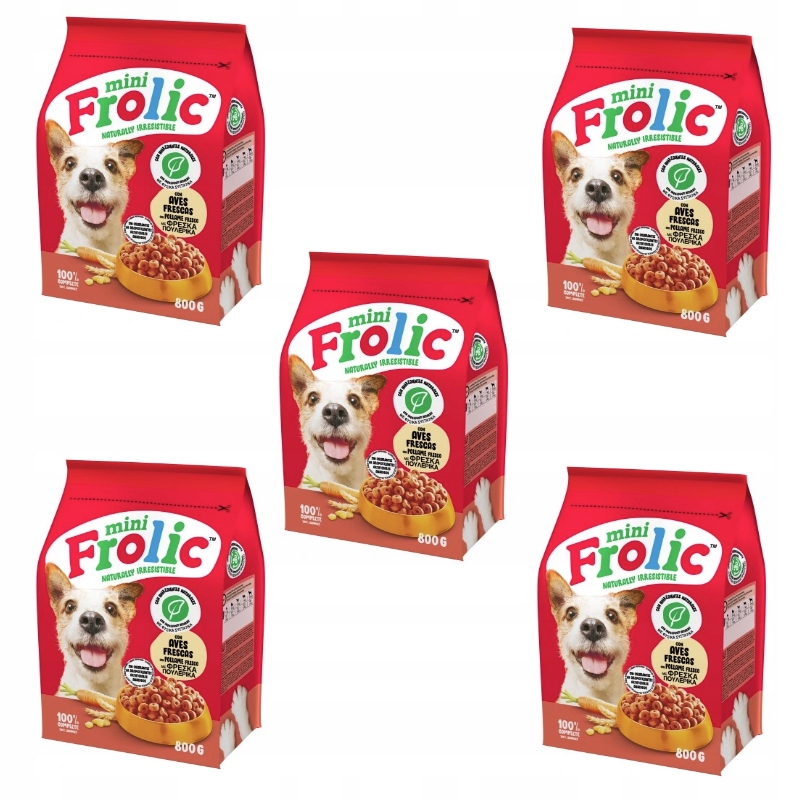 Levně Frolic s hovězím masem pro malá plemena 5 x 800 g