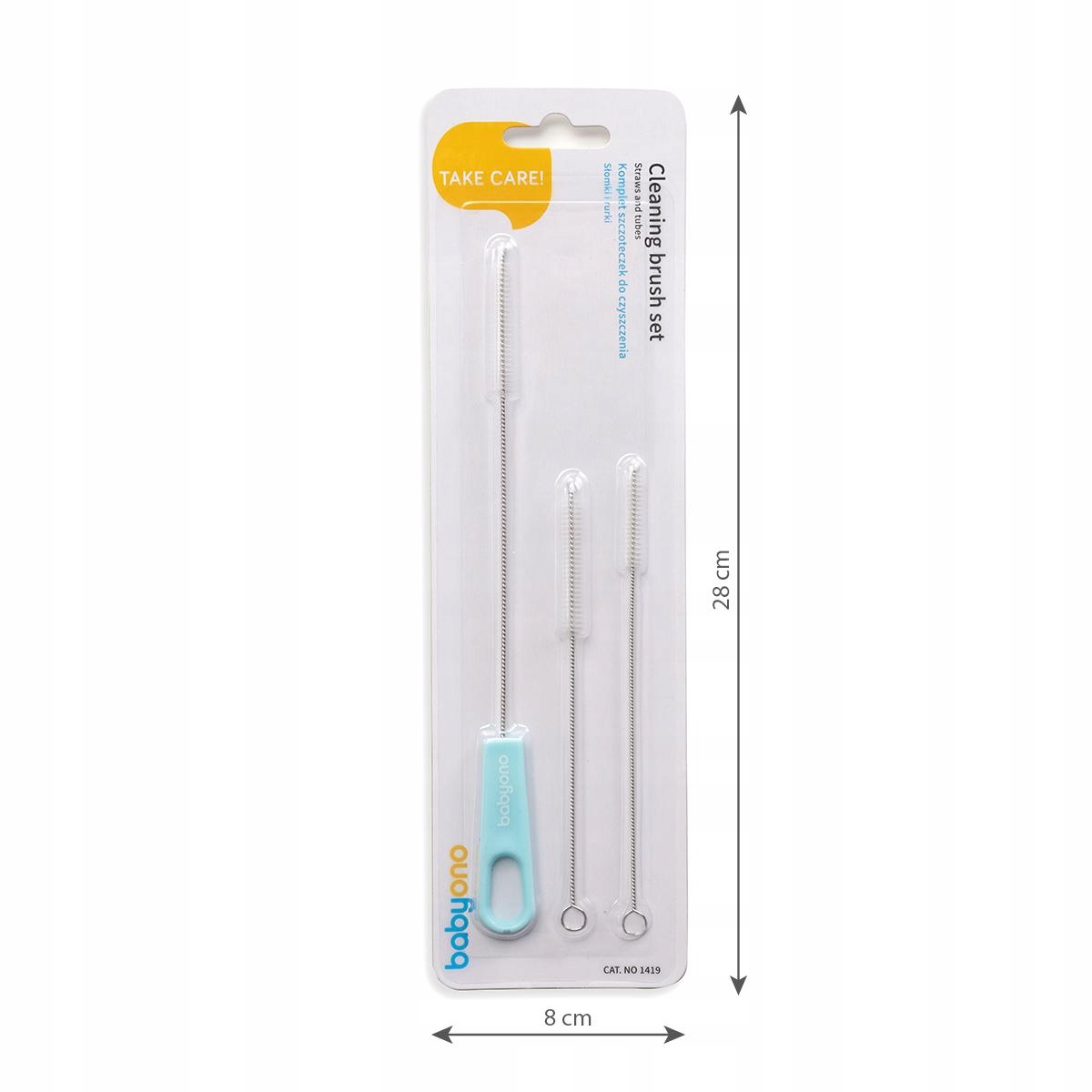 BABYONO Szczoteczki do słomek i rurek [ 1419 ] Marka Babyono