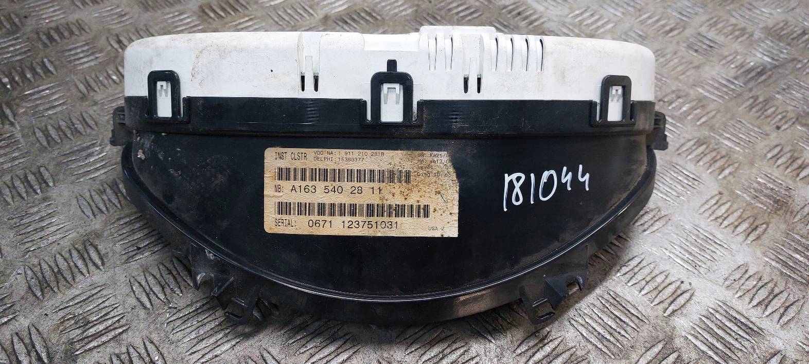 dials dials MERCEDES-BENZ ML and W163 3.2 V6 A1635402811