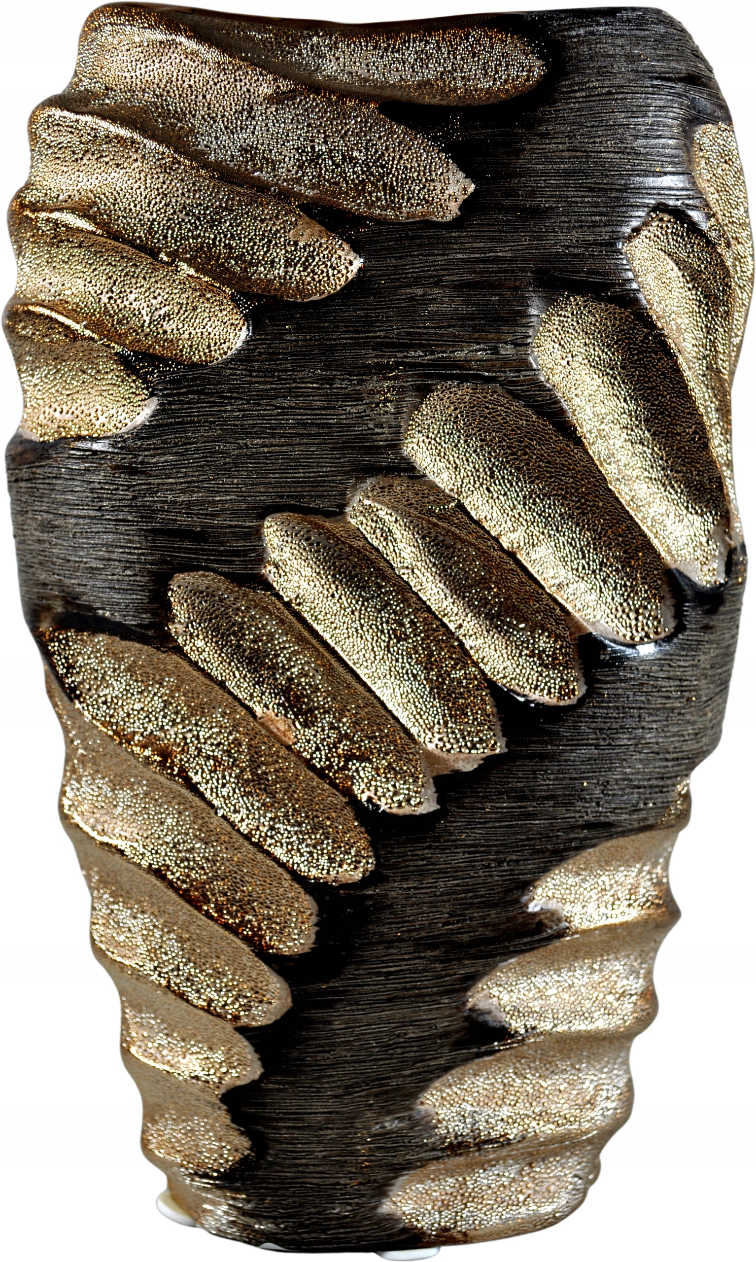 

Wazon miedziano-brązowy ceramika 23 cm