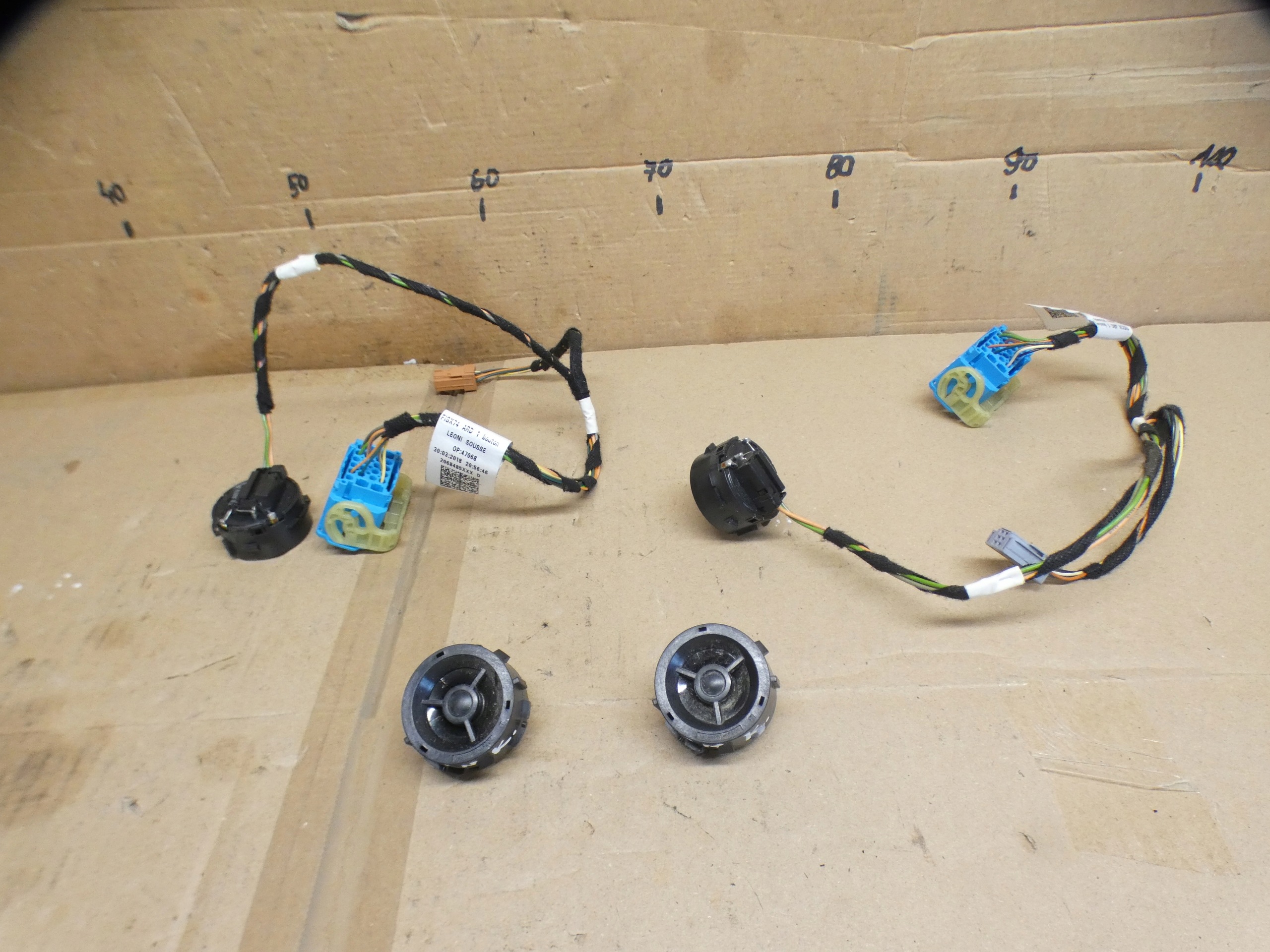 speaker WYSOKOTONOWY KPL CITROEN 9809351180 KOMPLET