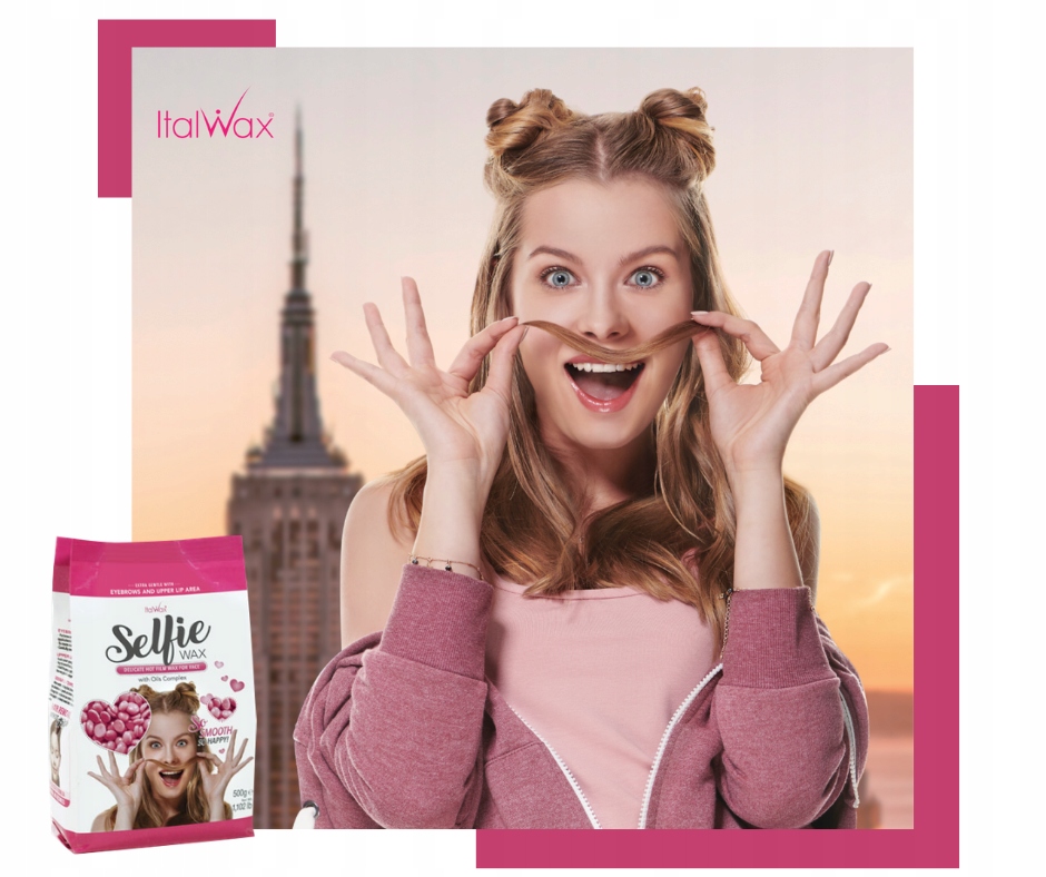 Depilacja wąsik brwi twarz WOSK TWARDY SELFIE ITAL Rodzaj wosk