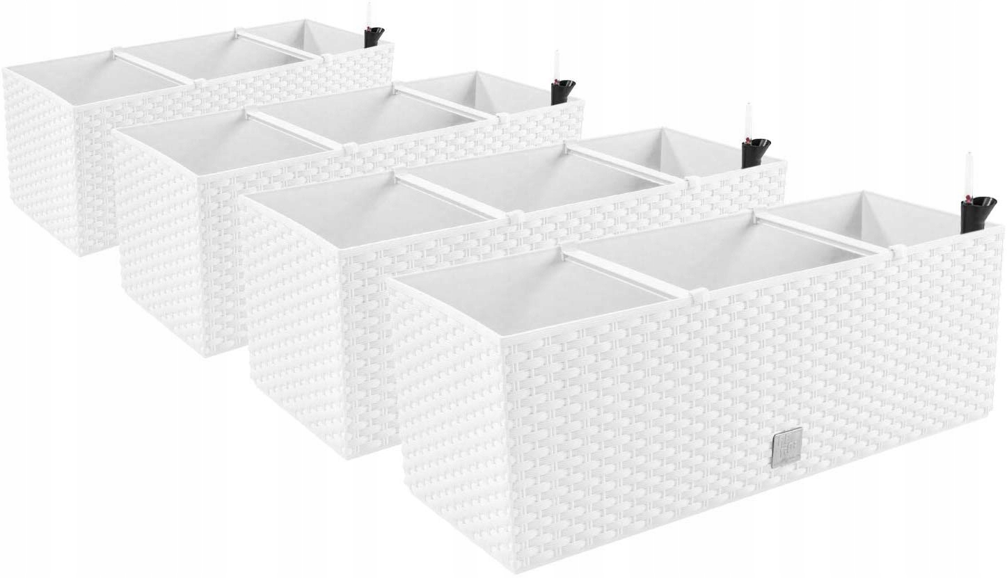 

4x Donica skrzynia Rato Case DRTC600 System Biały