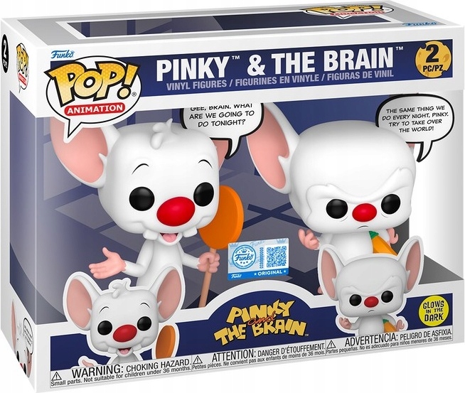 Zestaw figurek Funko Pop! Animation: Pinky and the Brain
