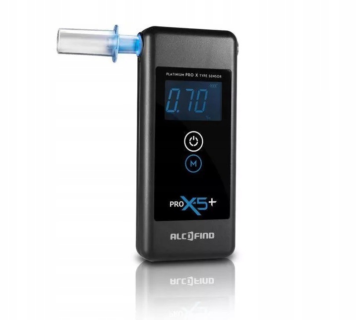 Alkohol Tester AlcoFind Pro X-5+ 2 Roky Kalibrácie Darček