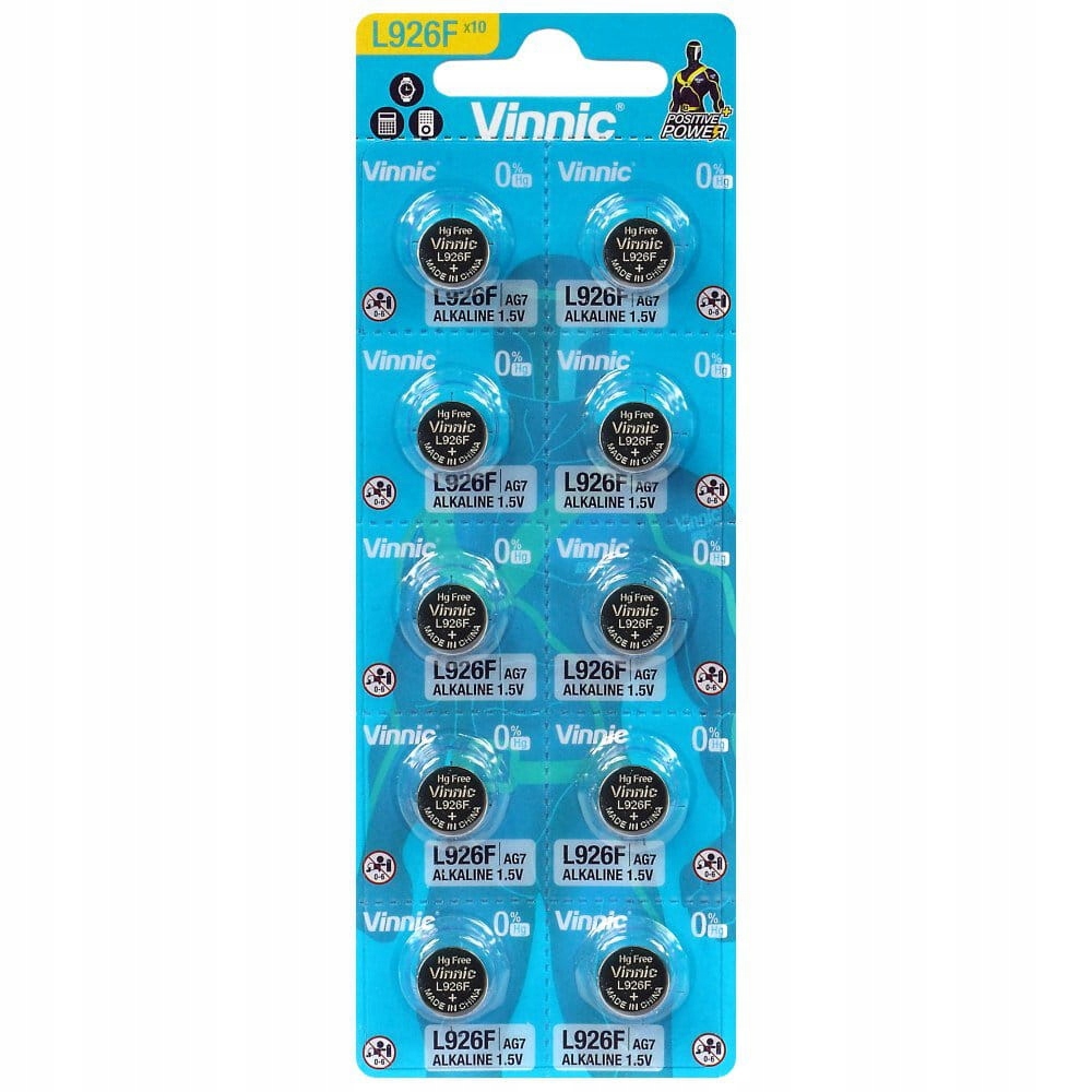 

10 x bateria alkaliczna mini Vinnic G7 AG7/L926
