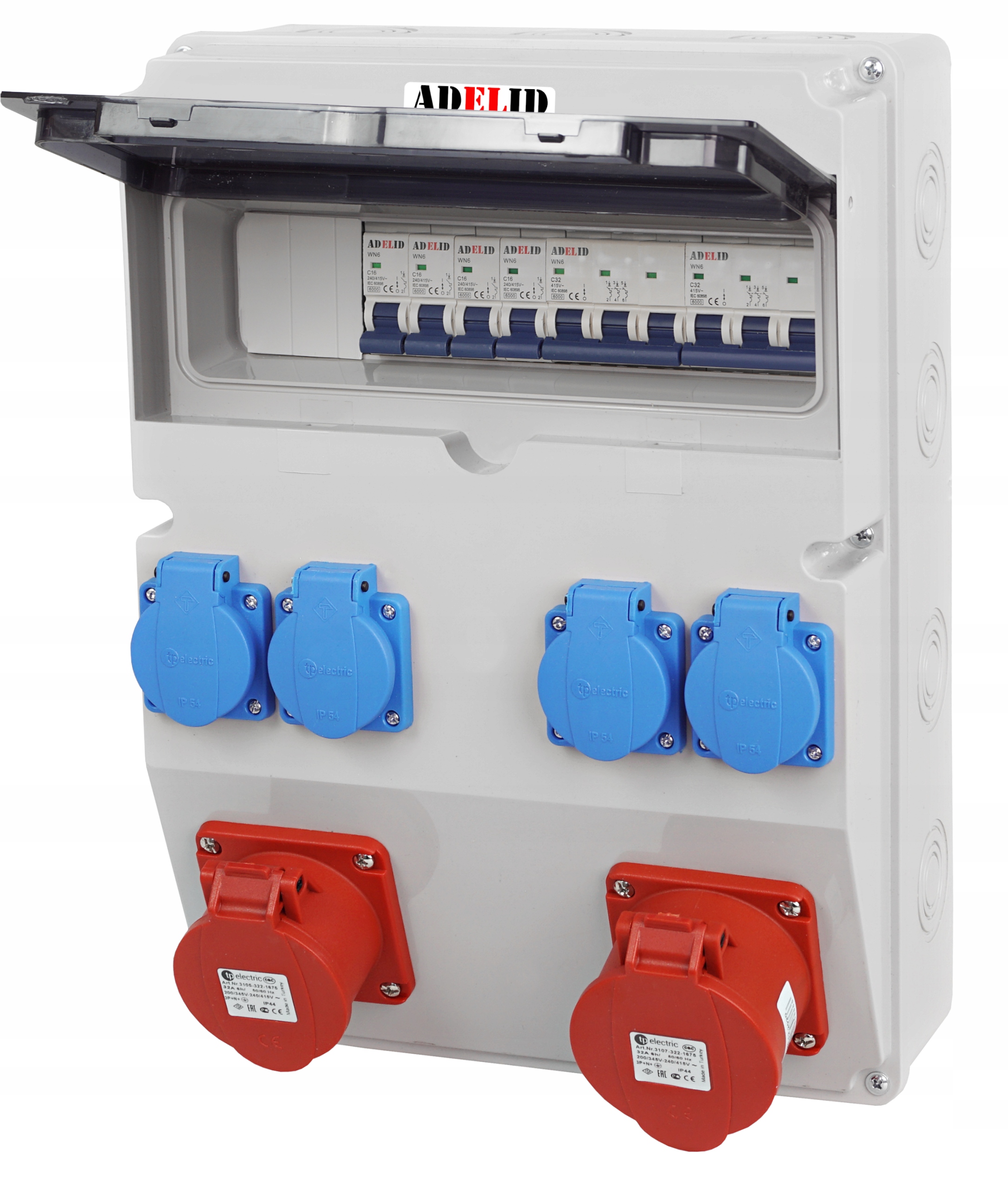 

Rozdzielnica Budowlana Zabezpieczona 32/5 4X230V