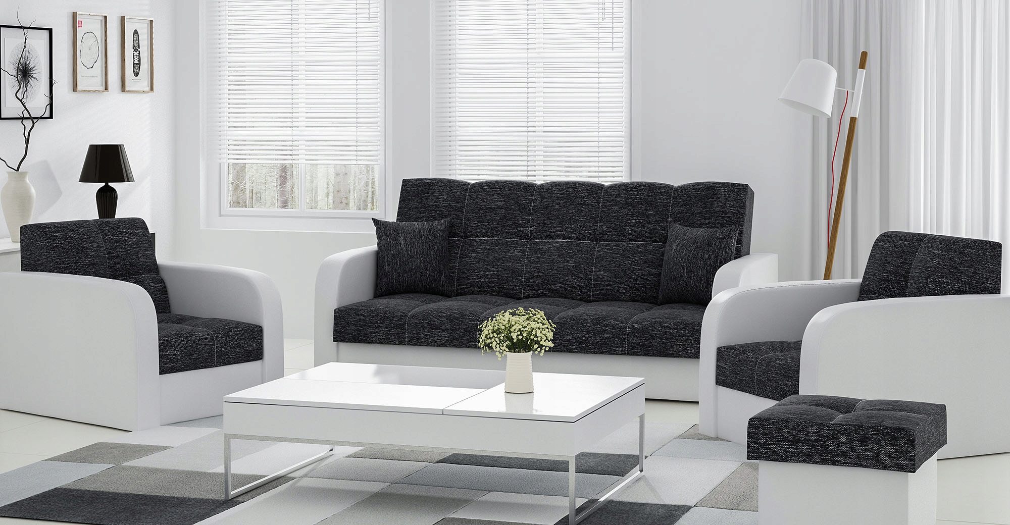 

Komplet Wypoczynkowy Togo Pikowany