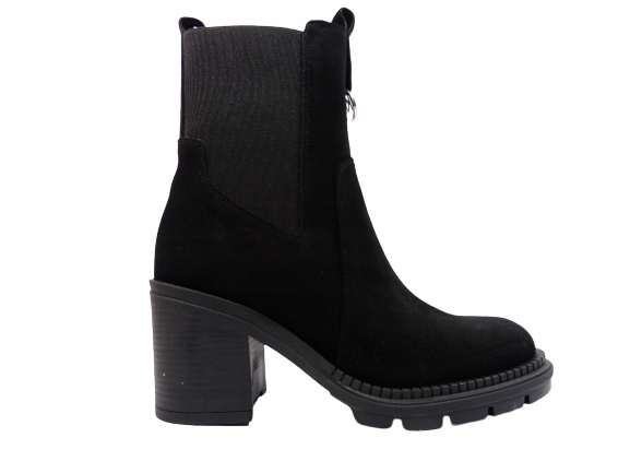 Černé dámské kotníkové boty Karino 37