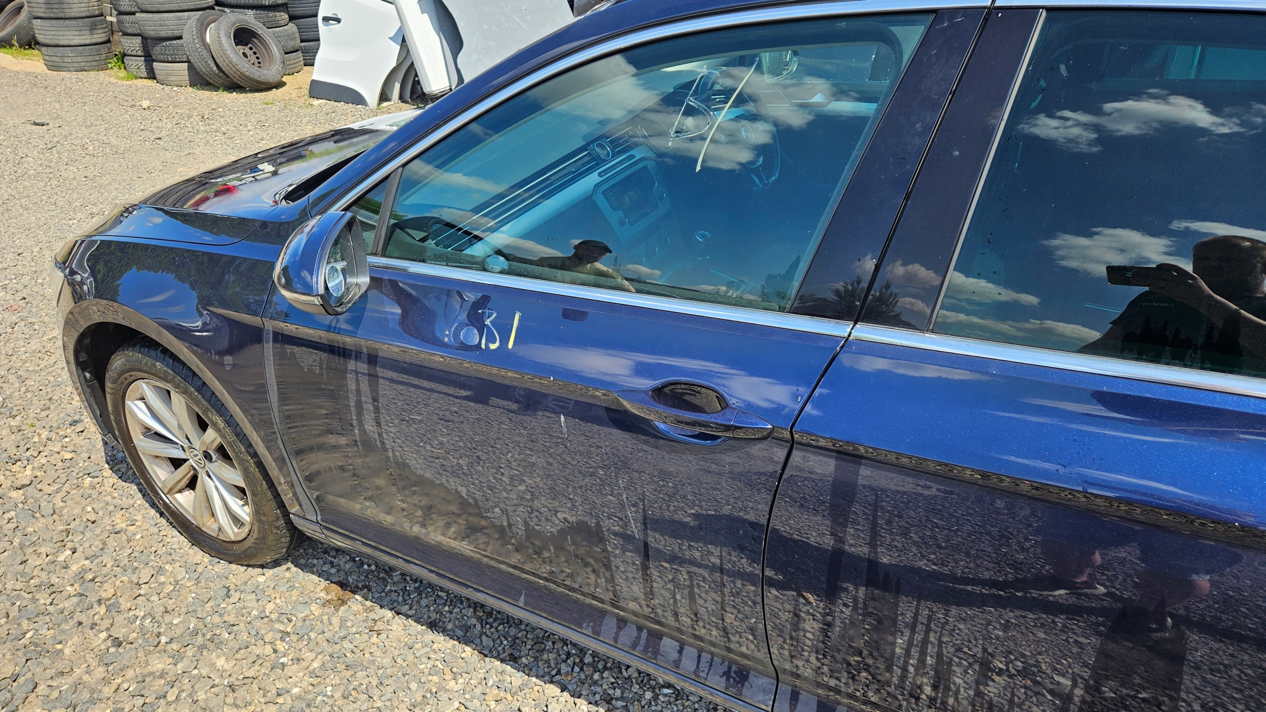door left front VW PASSAT B8 colour LH5X
