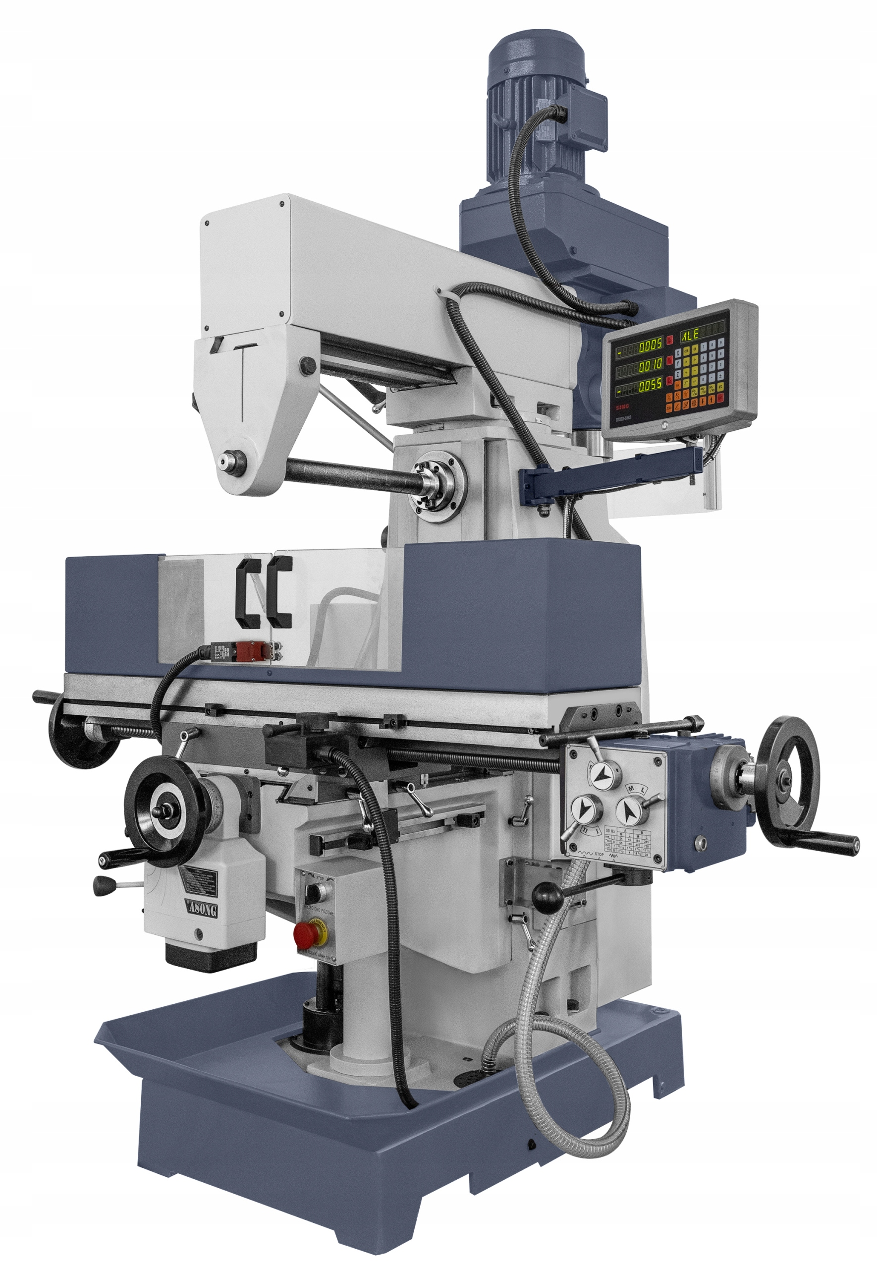 FREZARKA WIERTARKA POSUW XYZ ODCZYT CYFR. WRZECIONO PION + POZIOM