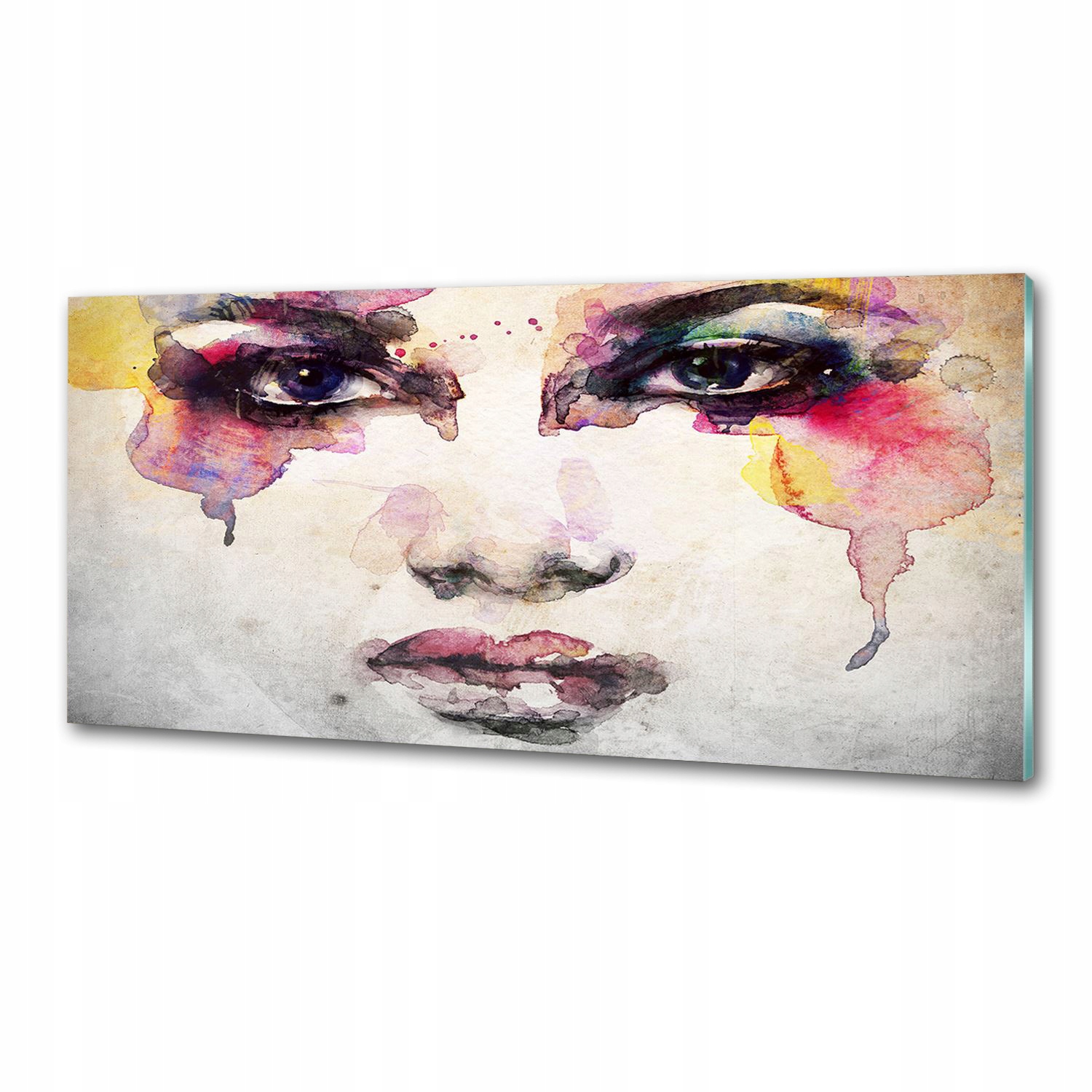 Panel do kuchyne Portrét ženy 125 x 50 cm Lepidlo
