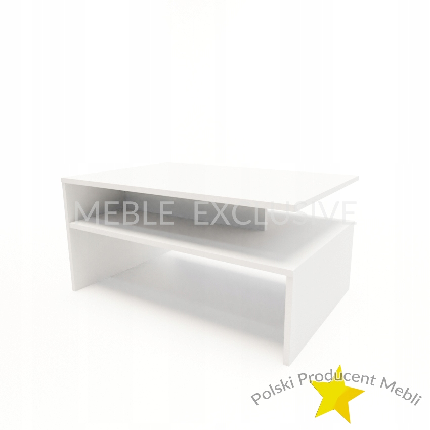 STOLIK KAWOWY MODNA ŁAWA SALON BIAŁA PŁYTA 18 mm