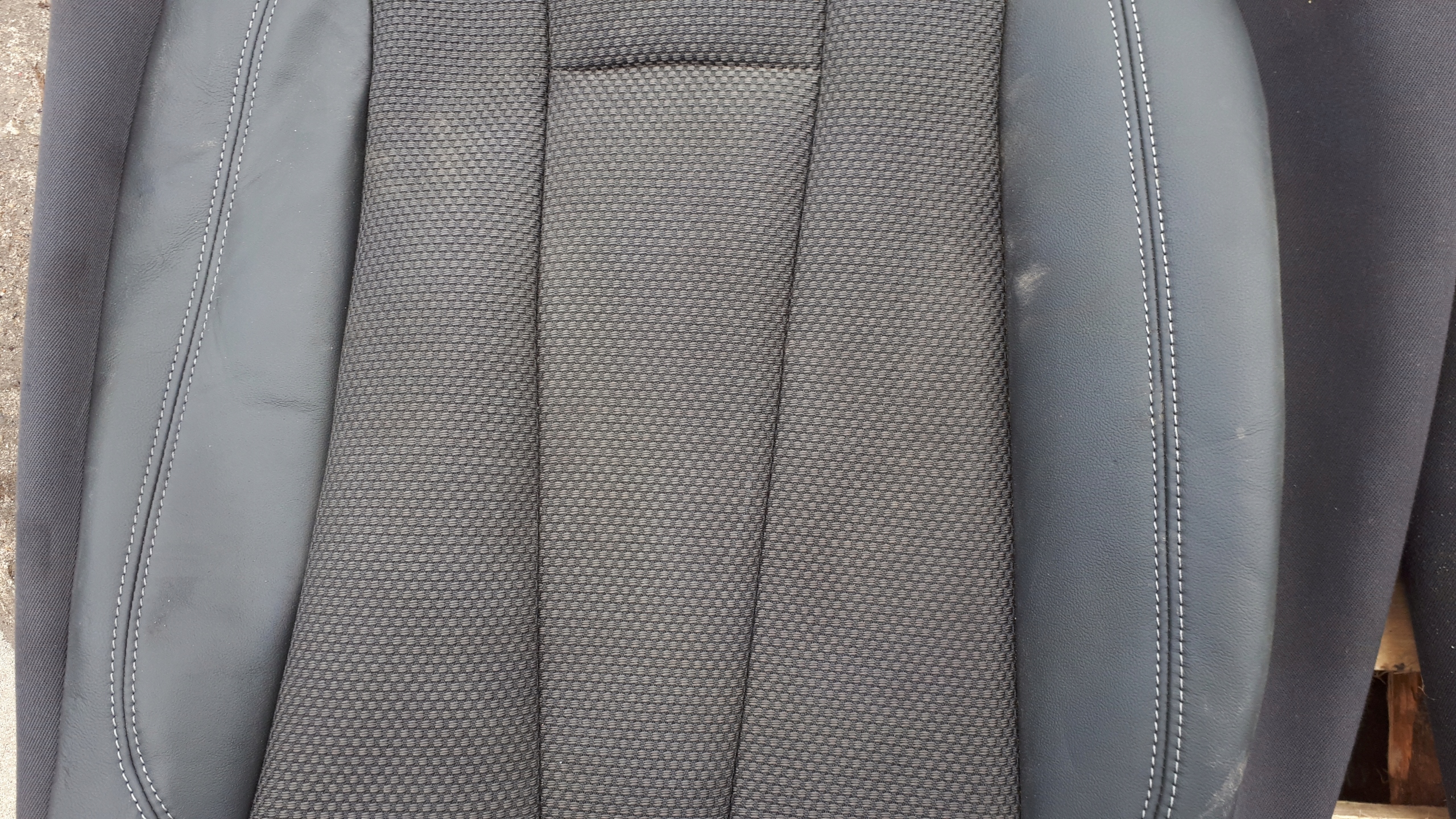 A4 B9 8W seat rear part MATERIAL leather POL SLINE