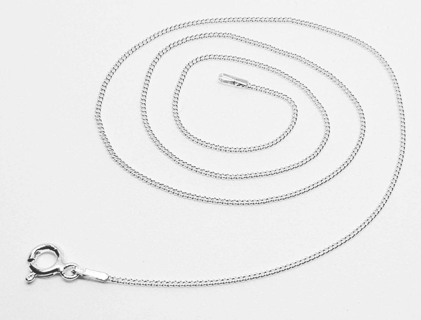 

Łańcuszek srebrny Ag925 pancerka 1,0mm,2,4g85cm