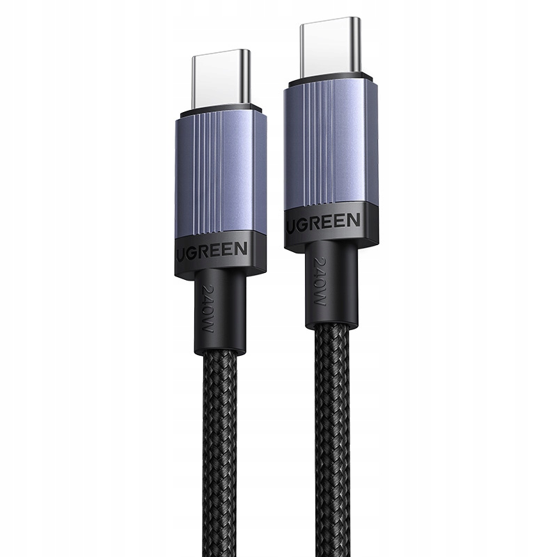 Kabel Ugreen L532 Usb- C- Usb- C 0. 5m 240W (szary) Ugreen