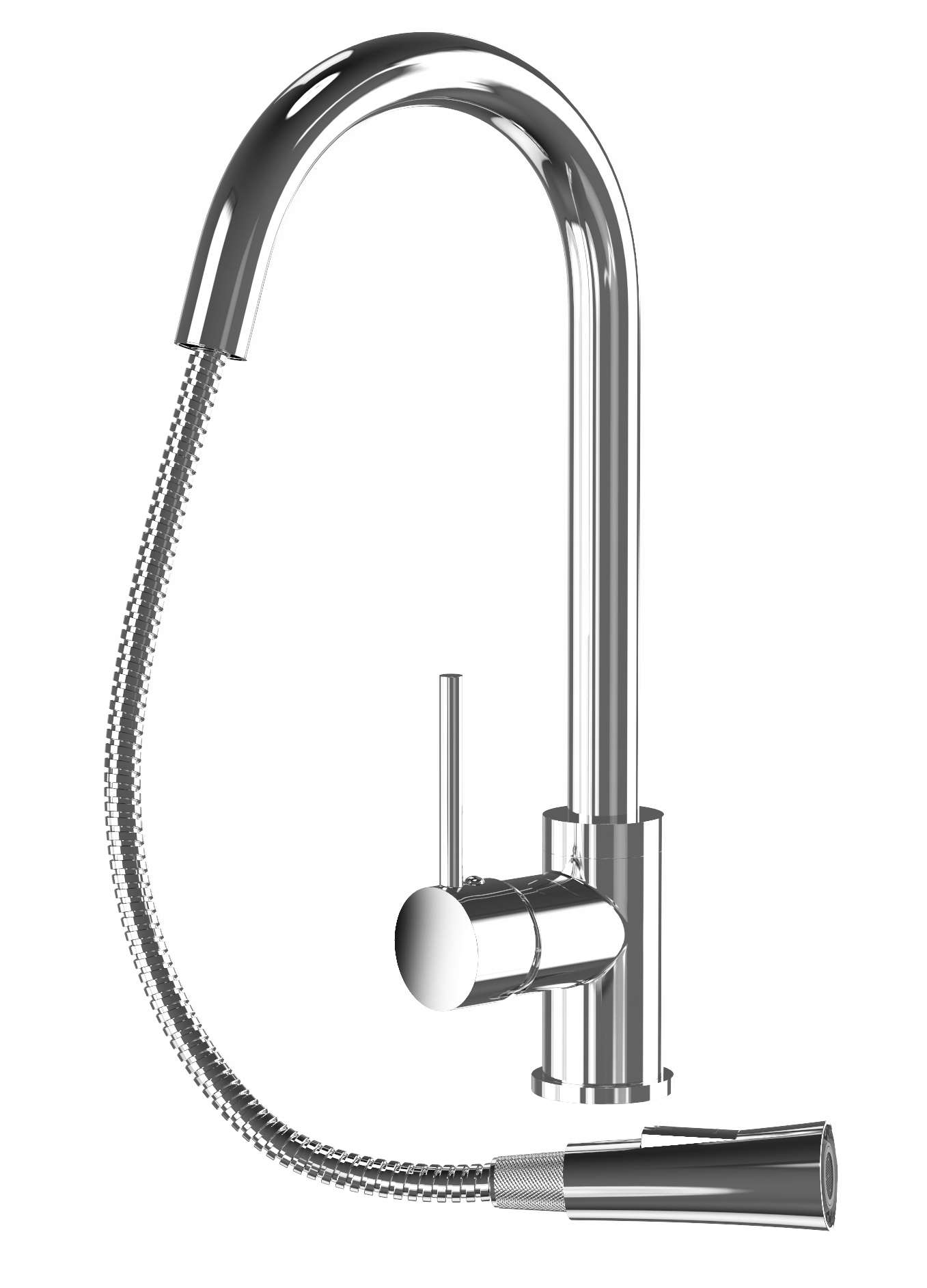 Kuchynský Kohútik S Výsuvným Výtokom, Libra Chróm