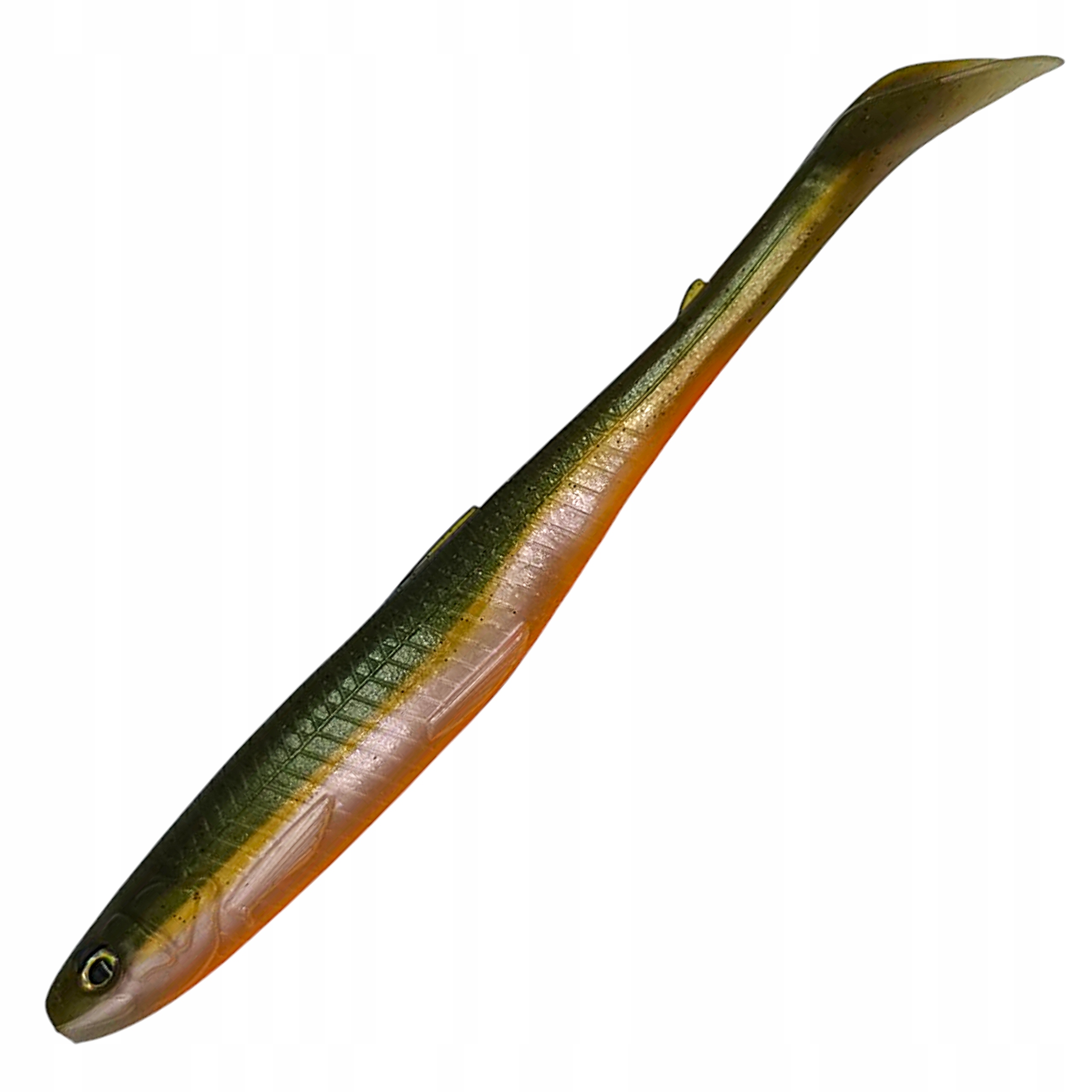 Guma Savage Gear Slender Scoop 15CM kolor Olive Pearl na sandacze