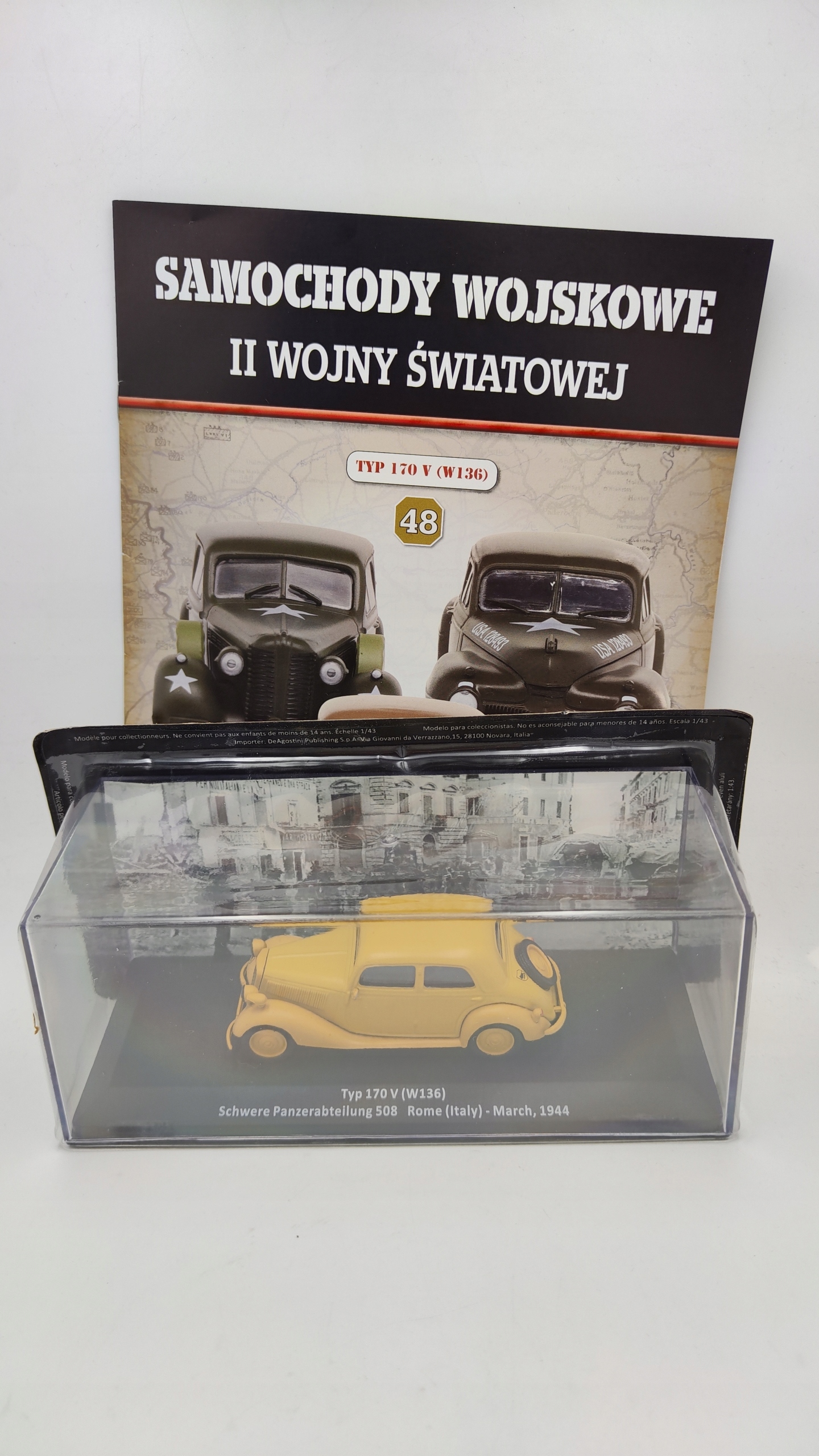 Auta 2WŚ Typ 170 V (W136) 1:43 DeAgostini