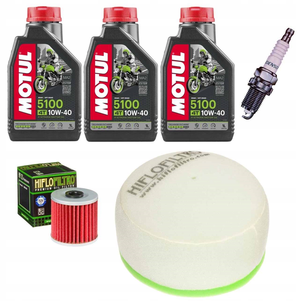 KAWASAKI KLX 650 R 93-96 olej filtry świeca