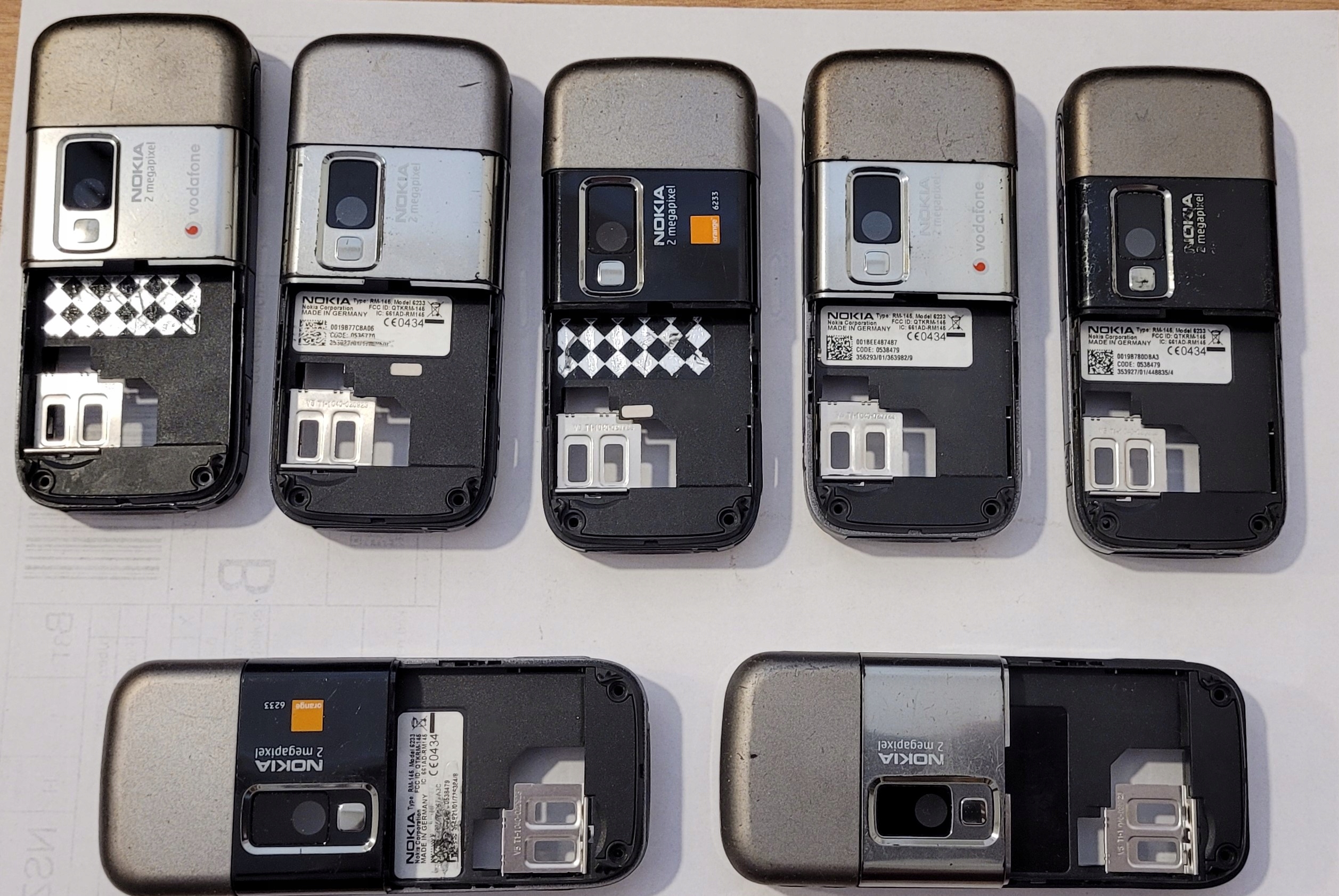 ORYGINALNA OBUDOWA NOKIA 6233 ZESTAW 1