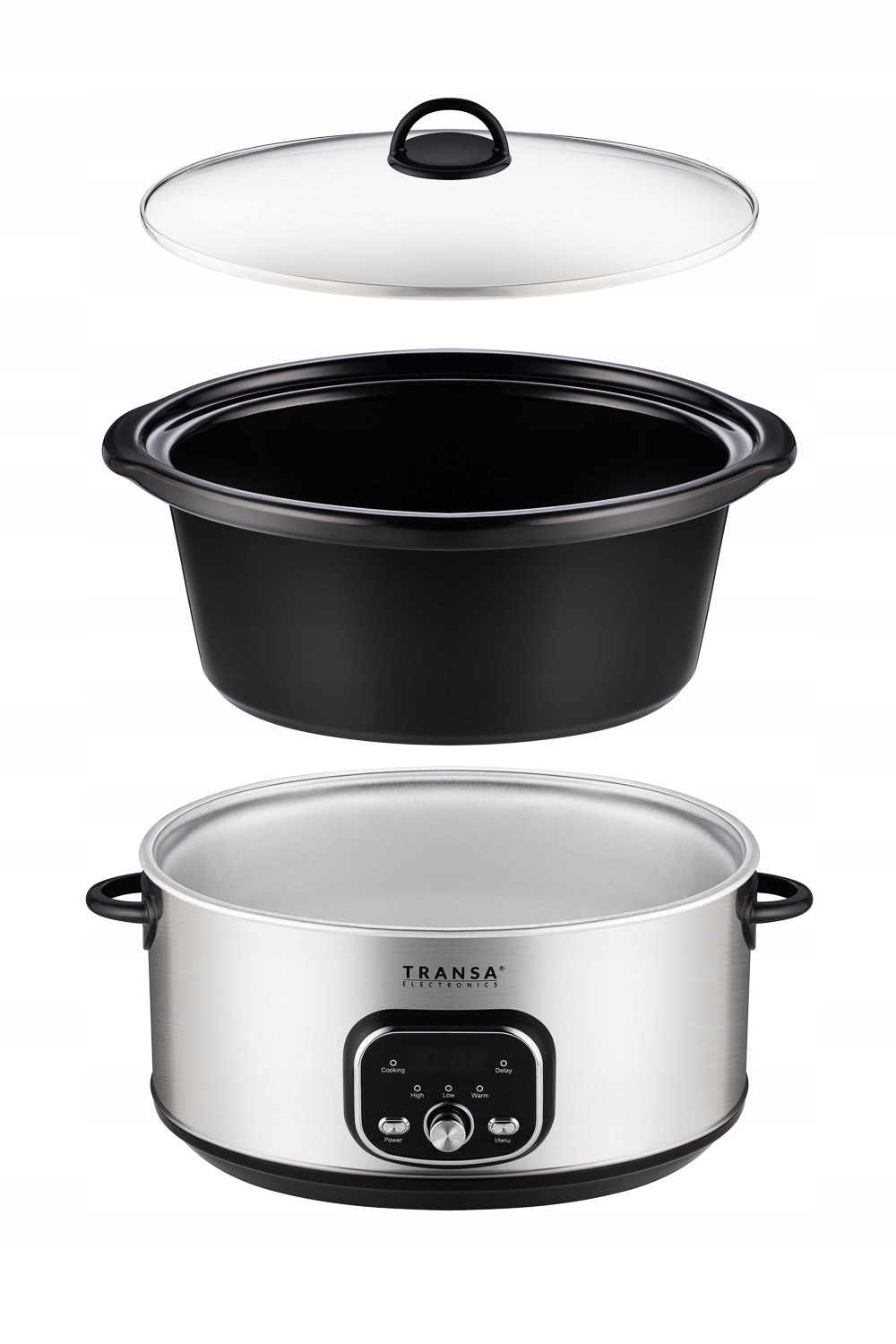 WOLNOWAR Garnek ceramiczny z PROGRAMATOREM SlowCooker TRANSA 6,5L 320W Kod producenta TE-171