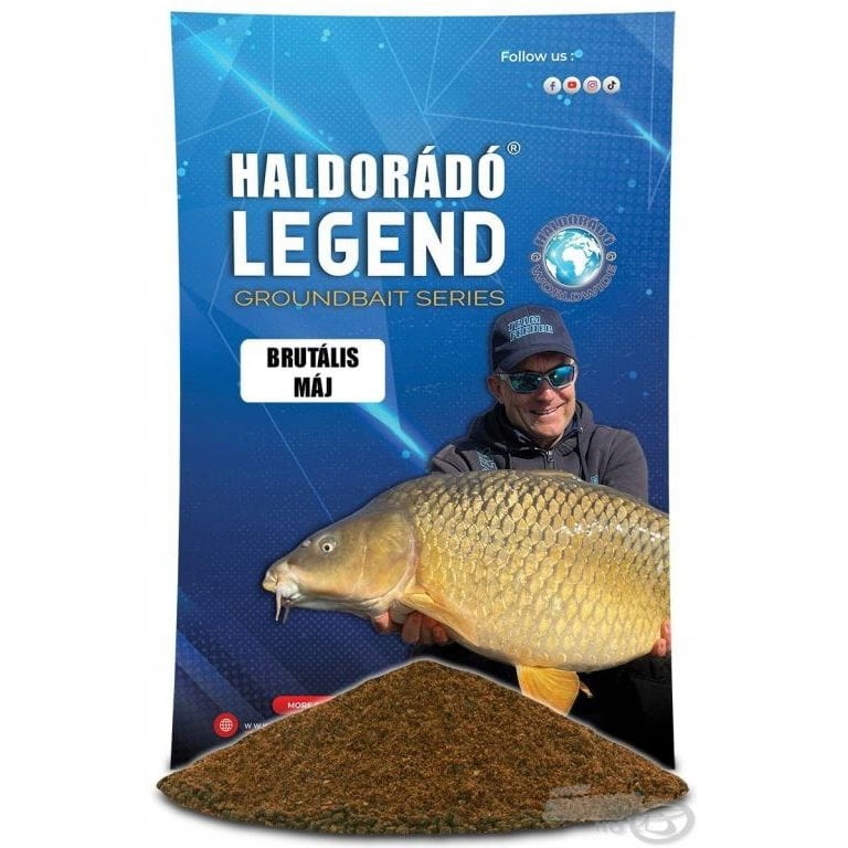 Zanęta Haldorado Legend Groundbait Brutalna Wątroba Karp Leszcz Feeder