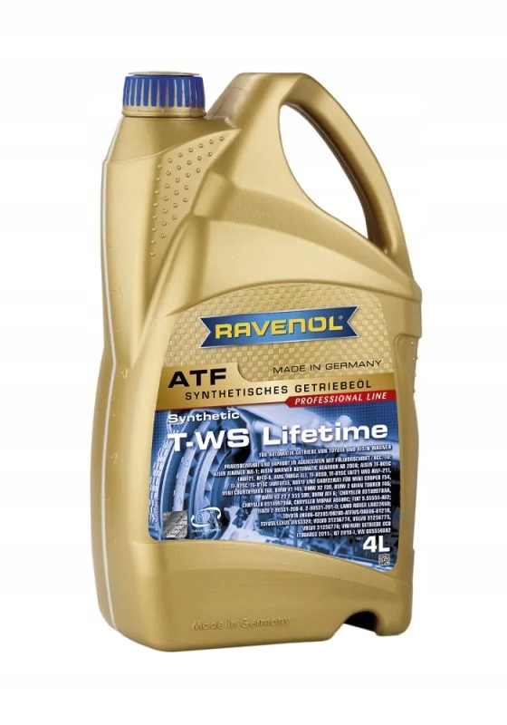 Olej Ravenol Atf T-ws Lifetime 4L Chrysler/vw/toyota Atf T Ws 4L