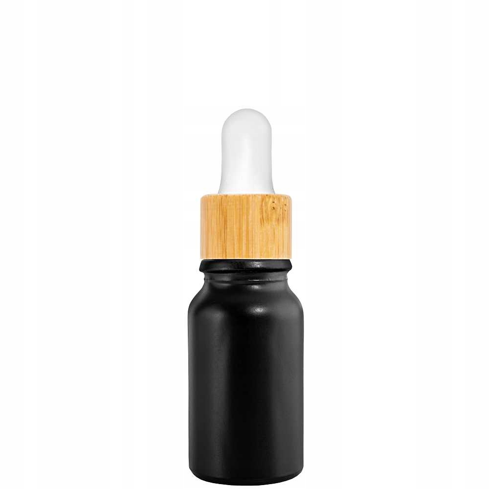 

Butelka Szklana 10ML Czarna Z Pipetą Bambusową