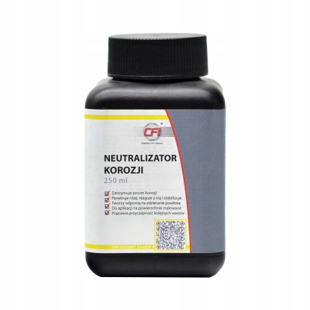 Neutraliztor Korozji Środek Wiążący Rdzę Ochrona Antykorozyjna 250 ML Cfi