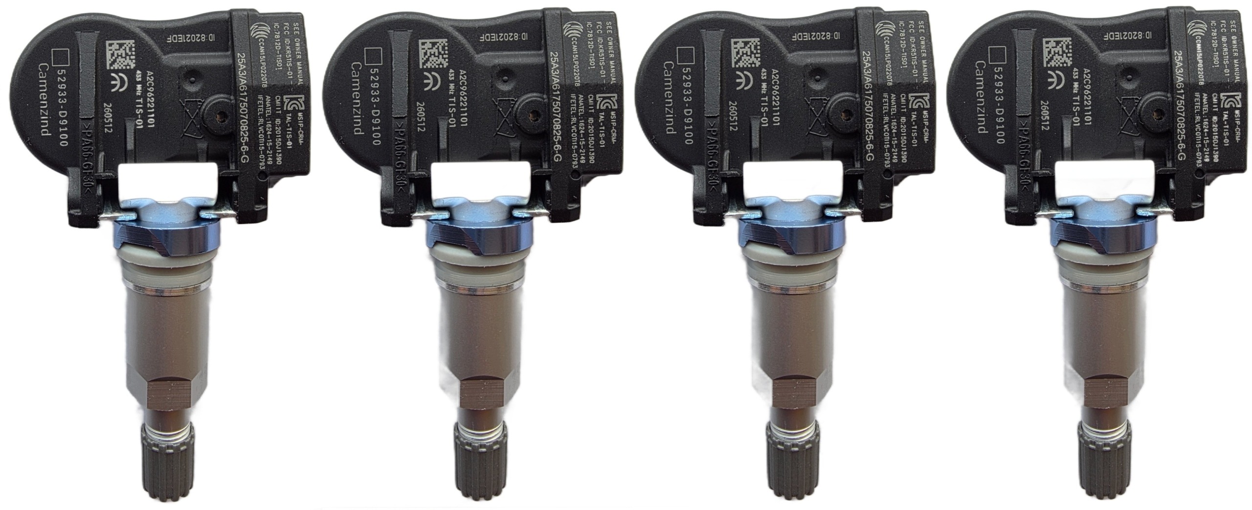 4x Tpms Snímač tlaku vzduchu Kia Optima Sportage Sorento Hyundai