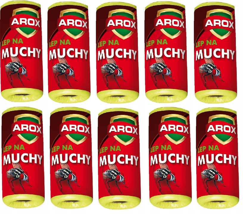 

10x Lep Na Muchy Okrągły Komary Muszki Arox