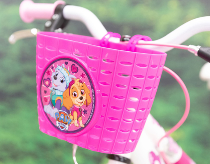ZESTAW KOSZYK NA ROWER HULAJNOGĘ + DZWONEK ROWEROWY DLA DZIECI PSI PATROL Obciążenie maksymalne 1.5 kg