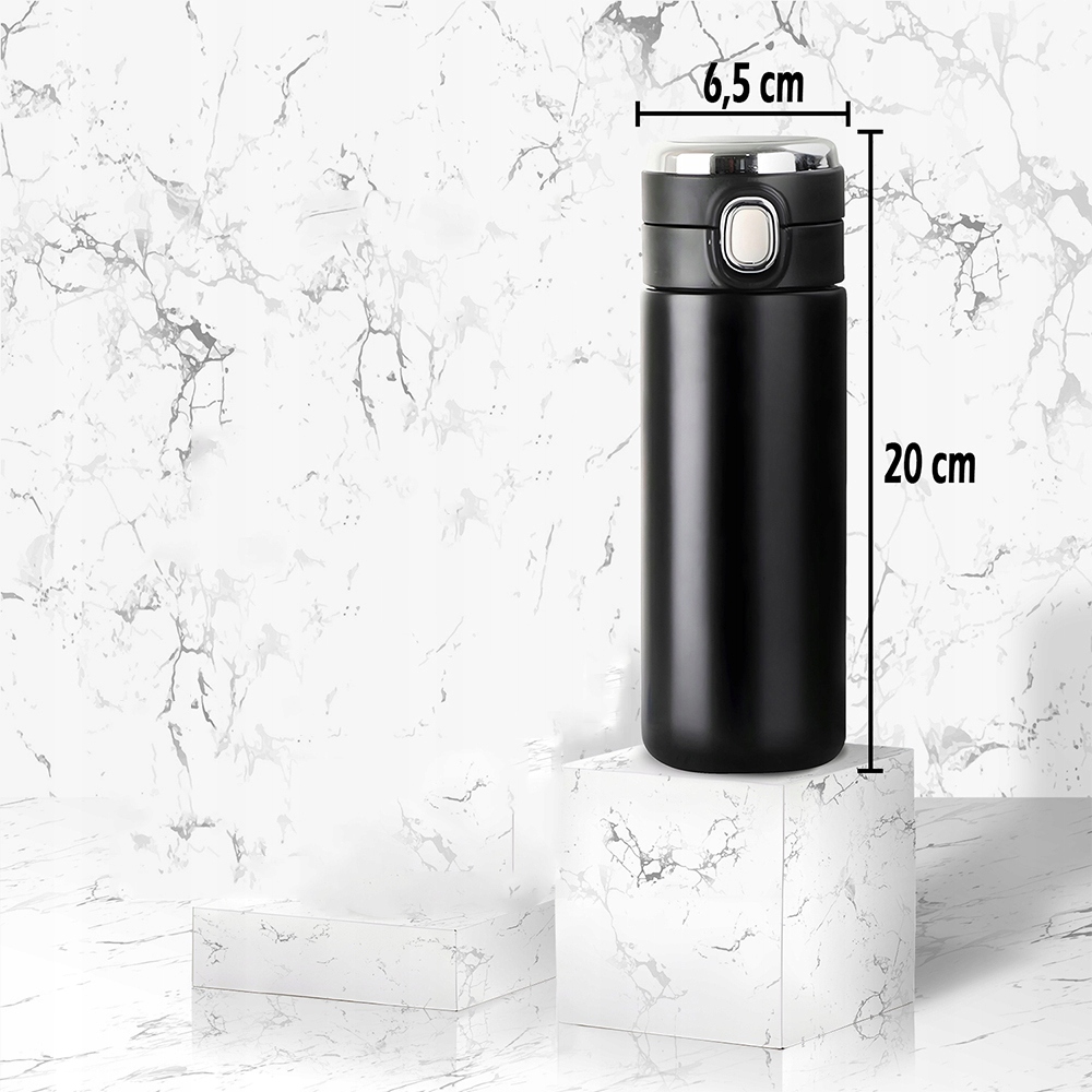 TERMOS 400 ML KUBEK TERMICZNY ZE STALI NIERDZEWNEJ 304 WYŚWIETLACZ DOTYKOWY Marka inna marka