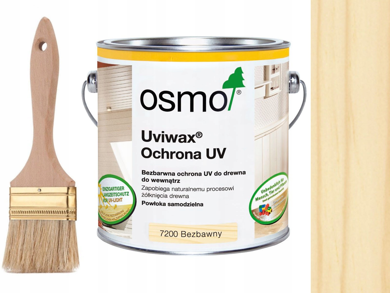 Osmo Ochrana Dreva Uviwax Bezfarebná 7200 2,5L