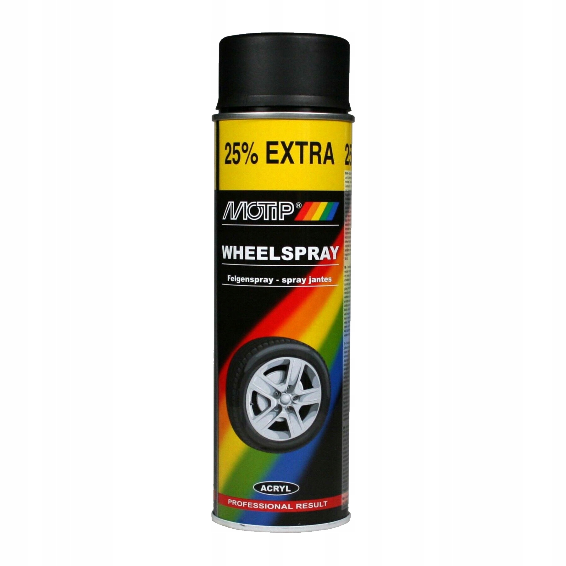 

Motip Wheel Paint Farba Lakier Do Felg Czarny Mat