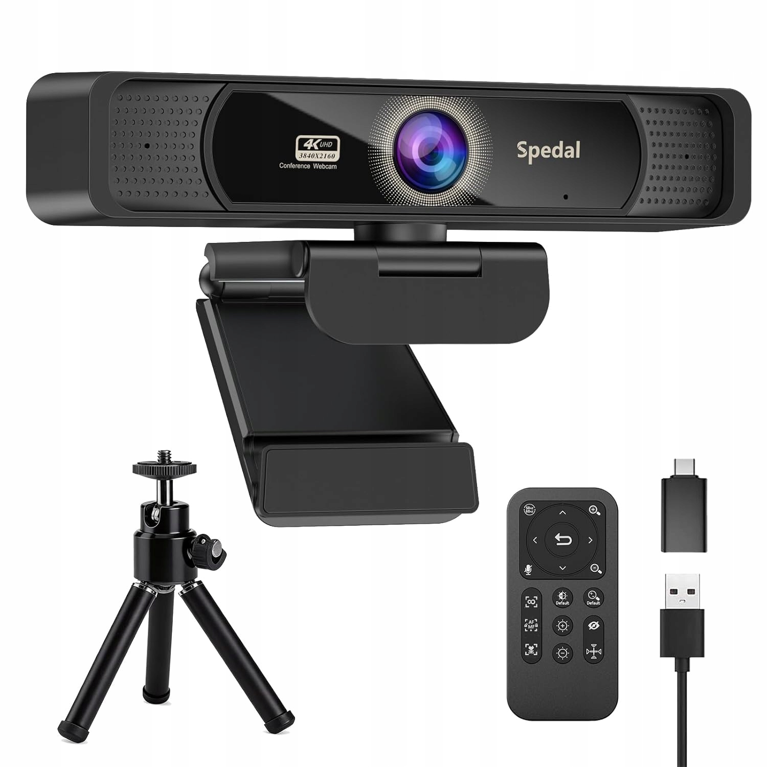 Spedal Kamera internetowa 4K Ultra Hd 8MP mikrofon statyw