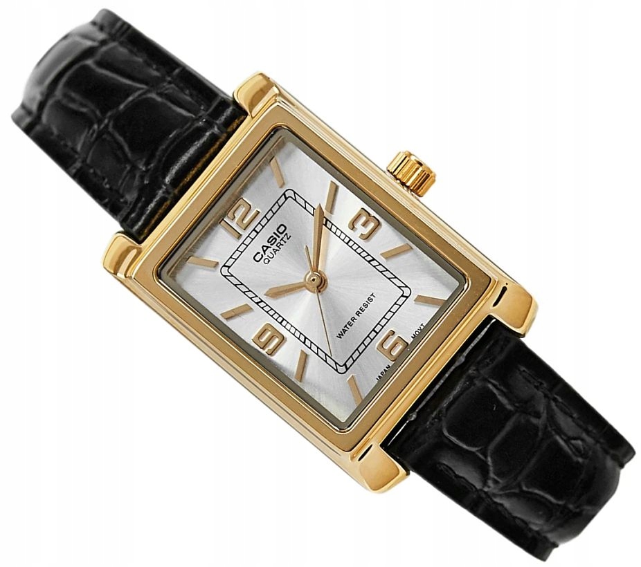 Dámské Retro Hodinky Klasika Casio LTP-1234PGL-7A2EF S Obdélníkovým Řemínkem
