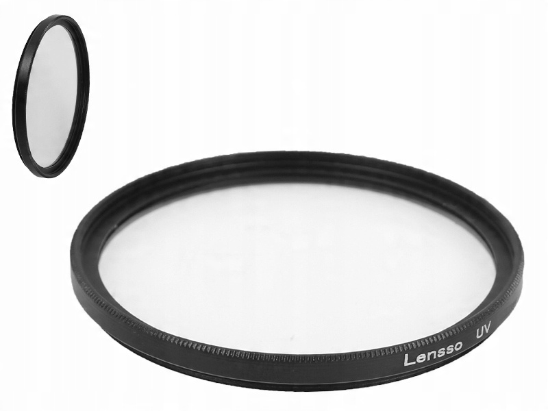 

Filtr Uv Ultrafioletowy Czarny na 58mm Lensso