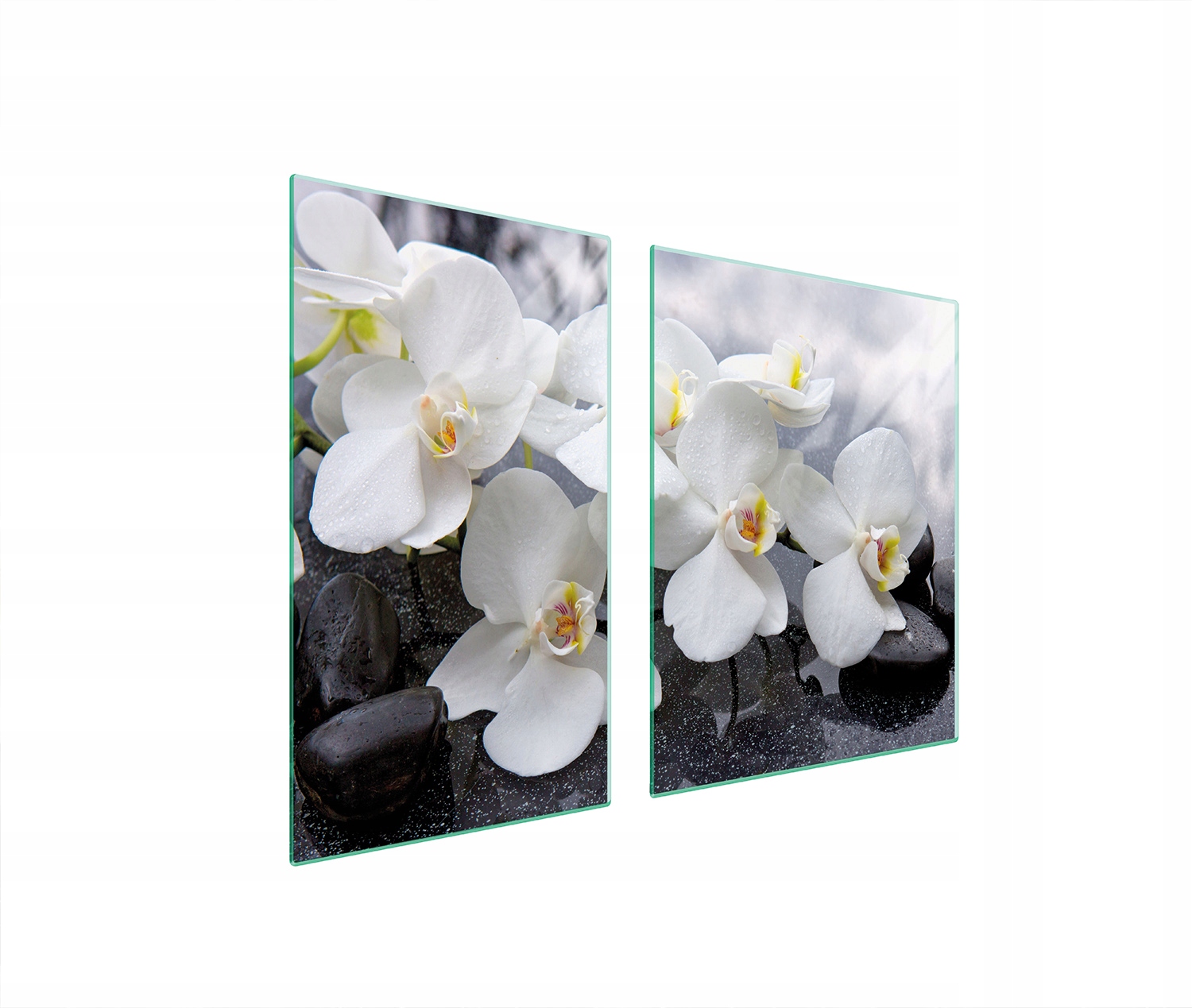 Skleněná Deska A Krájecí Deska 100x52 Orchidej Tvrzené Sklo