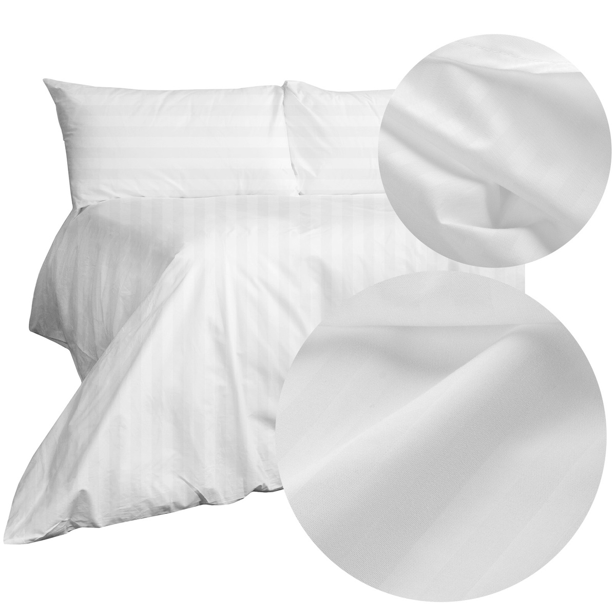 Posteľná Bielizeň 220x200 3 dielov Hotelová bavlnená Adamaszek Selene