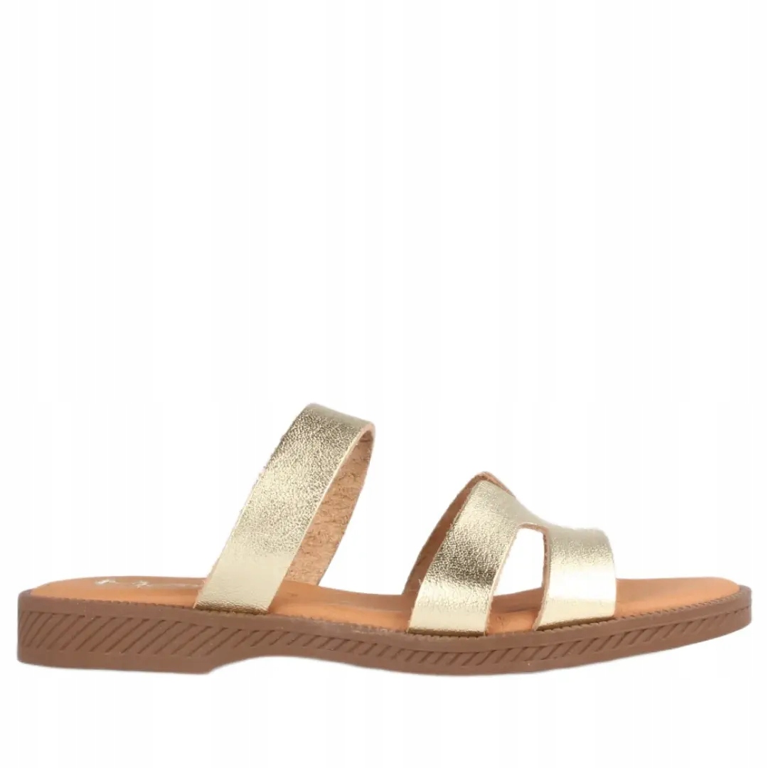 Dámské Nazouváky Marila balti v barvě šampaňského 36, zlaté